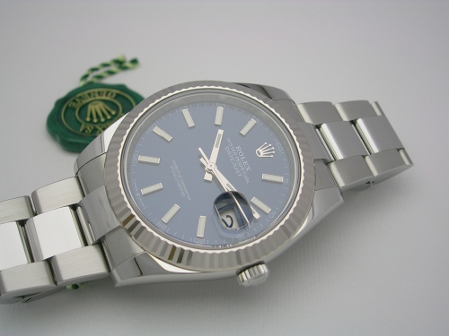 ROLEX DATEJUST 41 126334  BLUE DIAL OYSTER 2019 DSCN0147_4b64e1.JPG