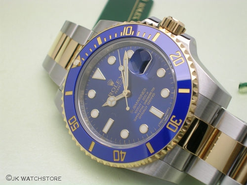 ROLEX SUBMARINER 116613LB 2013 SUNRAY DIAL DSCN0665_29c62b.JPG