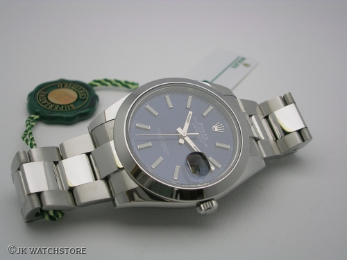 ROLEX DATEJUST 41  126300 2020 BLUE DIAL OYSTER