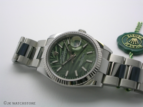 ROLEX DATEJUST  126234 2022 GREEN PALM DIAL  DSCN3429_c81361.JPG