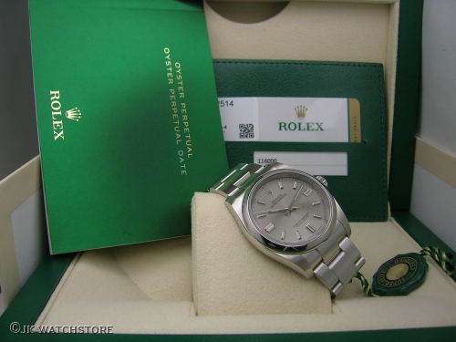 ROLEX OYSTER PERPETUAL 116000 36MM SILVER DIAL 2020 DSCN6135_29803d.JPG