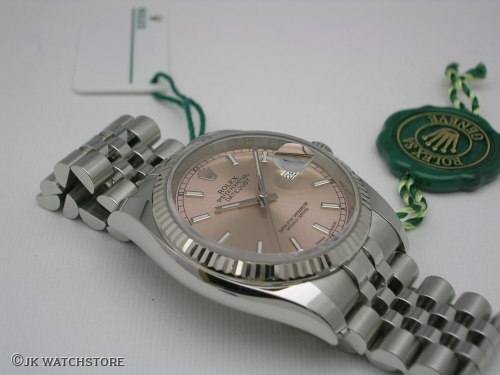 ROLEX DATEJUST 36 116234 PINK DIAL 2019 DSCN6276_237a33.JPG