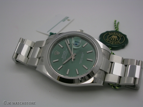 ROLEX DATEJUST 41 126300 GREEN DIAL 2024 DSCN6308_6534a2.JPG