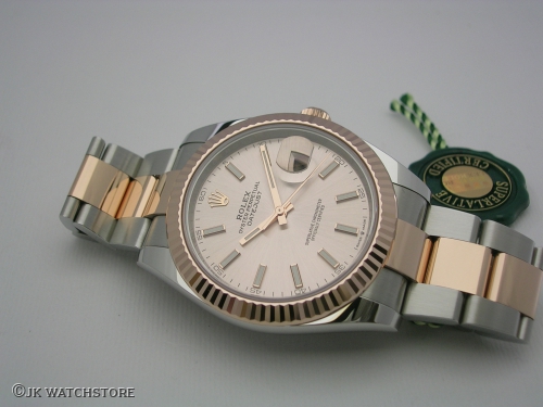 ROLEX DATEJUST 41 126331 ROSEGOLD/STEEL 2024   DSCN6339_18048b.JPG