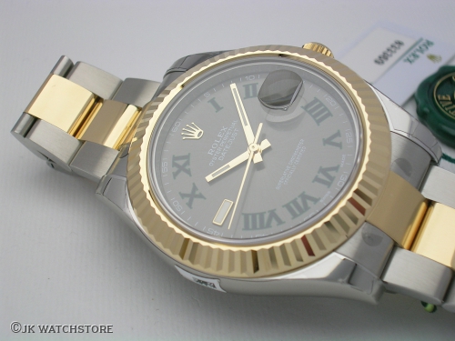 ROLEX DATEJUST II 116333 2016 SLATE ROMAN DIAL DSCN7013_ddd7f1.JPG