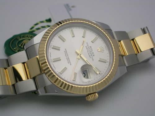 ROLEX DATEJUST 41  126333 2018  SILVER DIAL