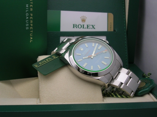 ROLEX MILGAUSS 116400GV BLUE  2015 DSCN9157_6a65a7.JPG