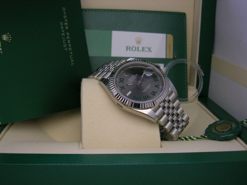 ROLEX DATEJUST 41 126334  SLATE ROMAN DIAL WIMBLEDON 2018 DSCN9299_26cd23.JPG