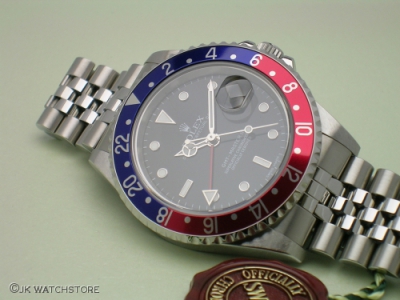 ROLEX GMT MASTER 16710 2007 STICK DIAL