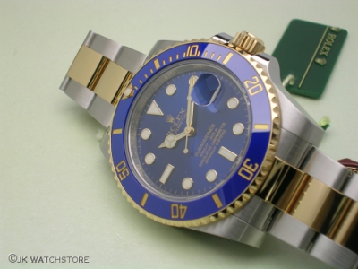 ROLEX SUBMARINER 116613LB 2013 SUNRAY DIAL