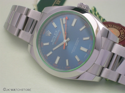 ROLEX MILGAUSS 116400GV BLUE DIAL