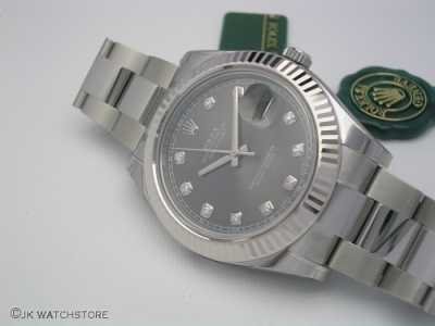 ROLEX DATEJUST II 116334 2015 DIAMOND DIAL