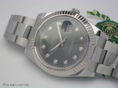 ROLEX DATEJUST II 116334 2015 DIAMOND DIAL
