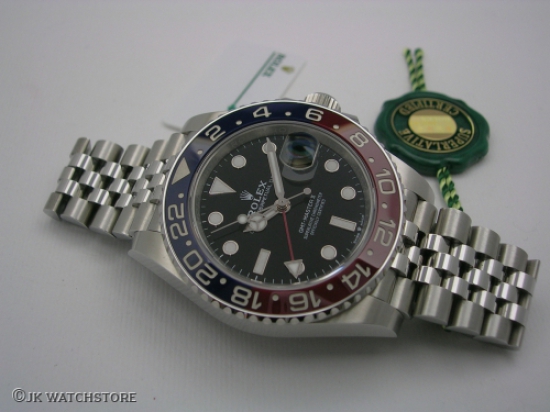 JK Watchstore, World of Rolex, ROLEX GMT-MASTER II  126710BLRO 2023
