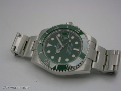 ROLEX SUBMARINER 116610LV HULK 2013