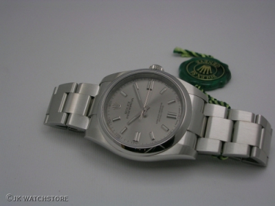 ROLEX OYSTER PERPETUAL 116000 36MM SILVER DIAL 2020