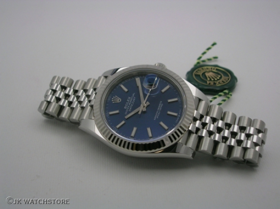 JK Watchstore, World of Rolex, ROLEX DATEJUST 41 126334 BLUE DIAL 2026