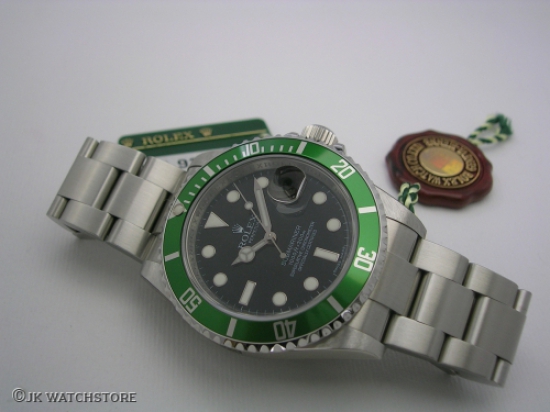 JK Watchstore, World of Rolex, ROLEX SUBMARINER 16610LV 2010 NOS 