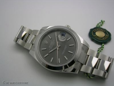 ROLEX DATEJUST 41 126300 GREY DIAL 2024