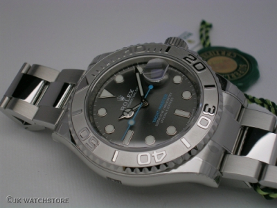 ROLEX YACHTMASTER 116622 DARK GREY RHODIUM DIAL 2017