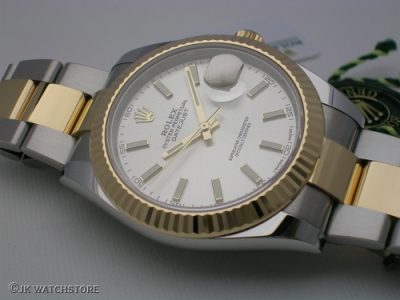 ROLEX DATEJUST II 126333 2017 SILVER RHODIUM DIAL