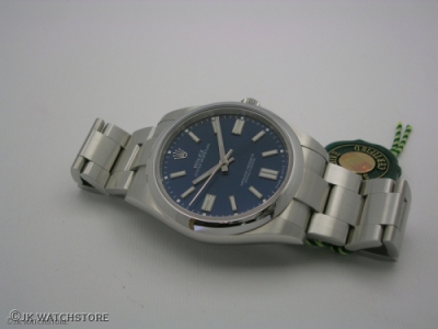 ROLEX OYSTER-PERPETUAL 41MM 124300 BLUE DIAL 2024