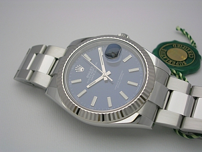 ROLEX DATEJUST 41 126334  BLUE DIAL OYSTER 2019