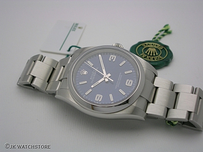 ROLEX OYSTER PERPETUAL 116000 2019 36MM BLUE DIAL
